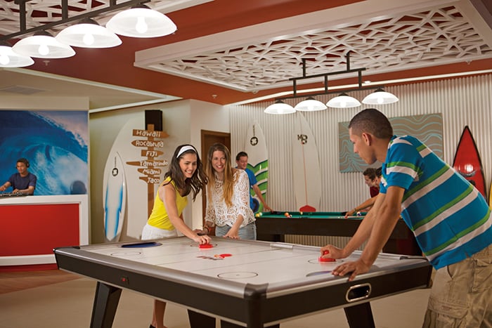 The Core Zone at Dreams Resorts & Spas is perfect to let your teens mingle!