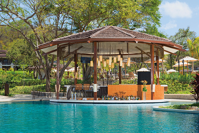 Manatees Pool Bar at Dreams Las Mareas Costa Rica.