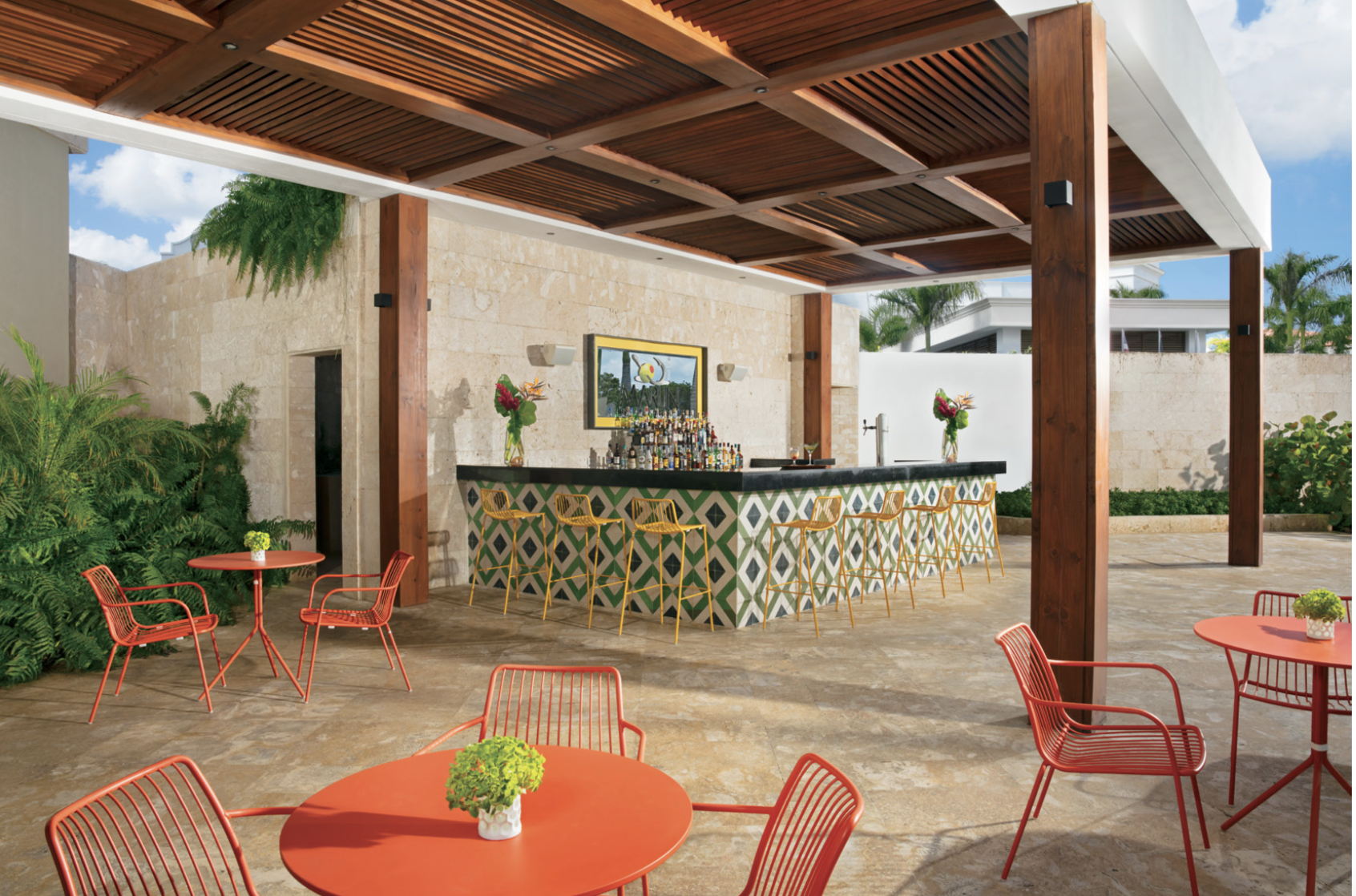 Marlin Pool Bar at Dreams Dominicus La Romana